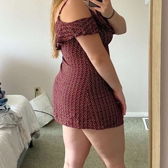 Red Floral Sundress - Picture 2 of 2